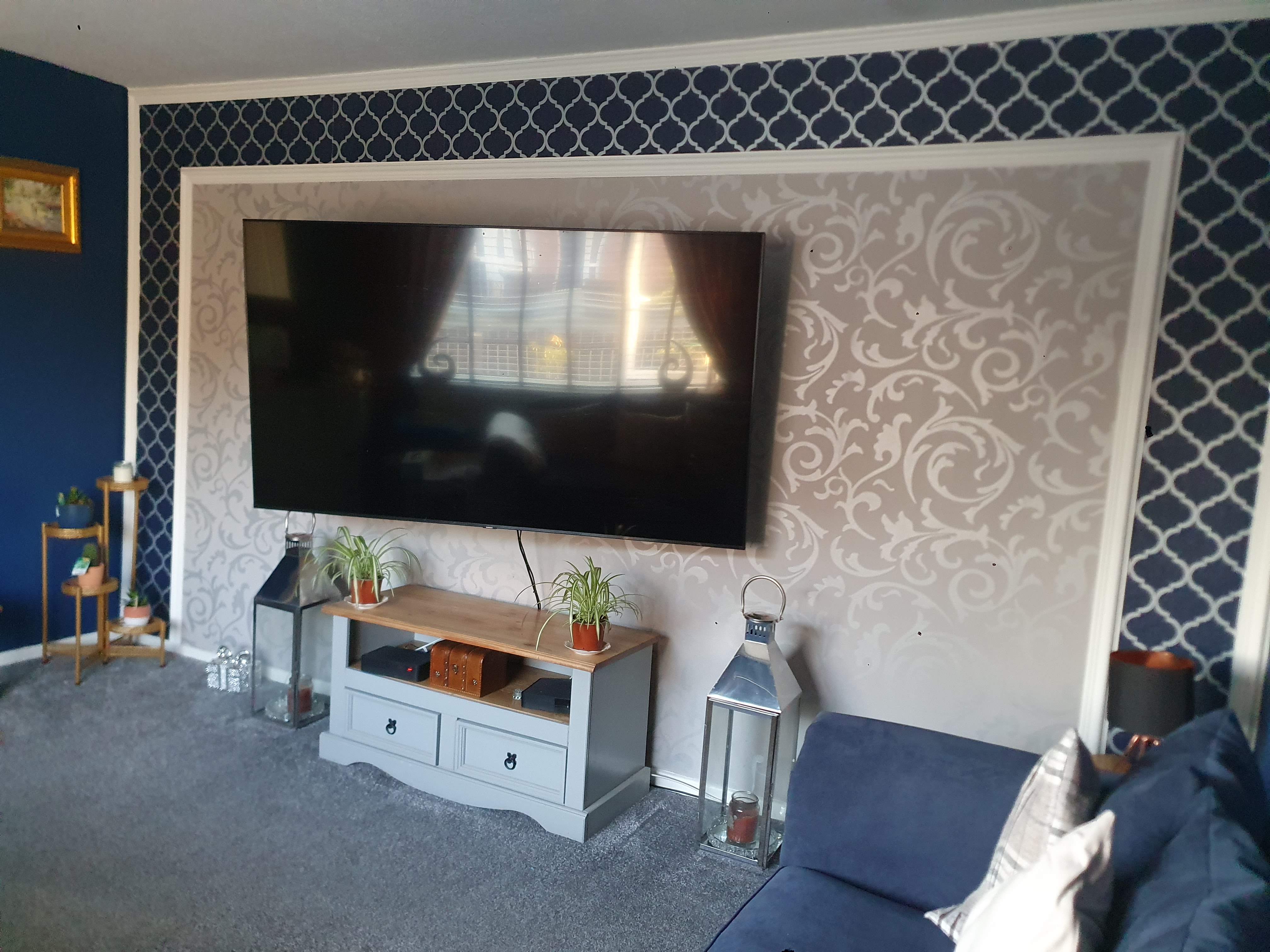 Interior domestic painting work